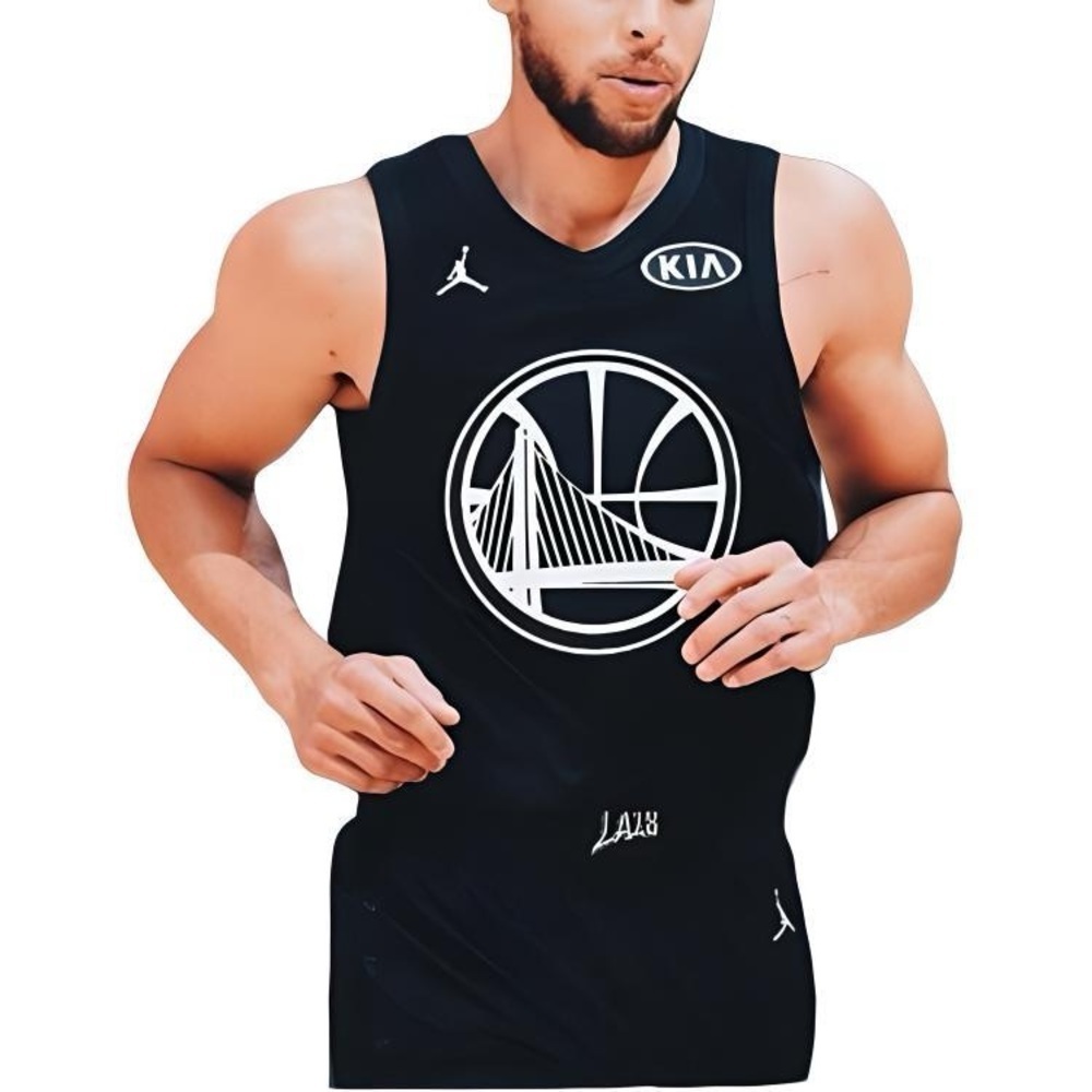 Stephen Curry’s 36 Jordan Swingman Black Golden State Warriors All Star Jersey - Picture 3 of 8